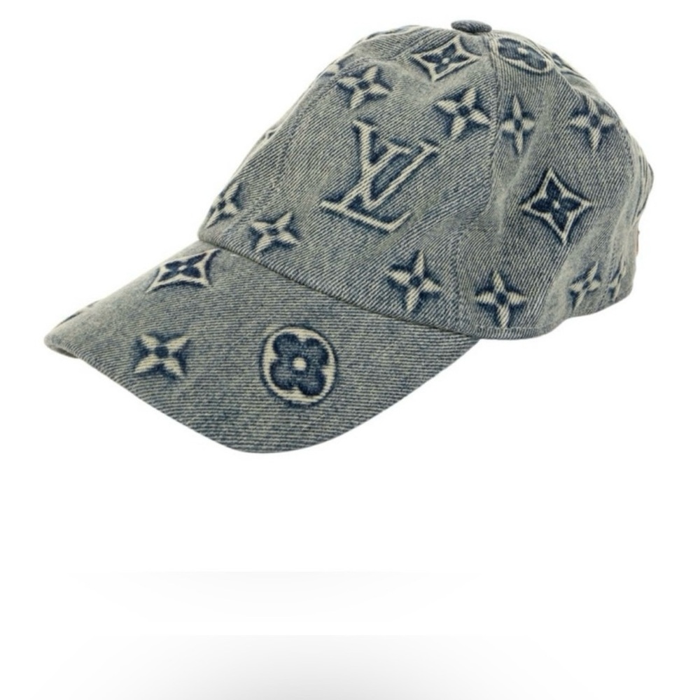 Louis Vuitton Blue Denim Monogram Hat